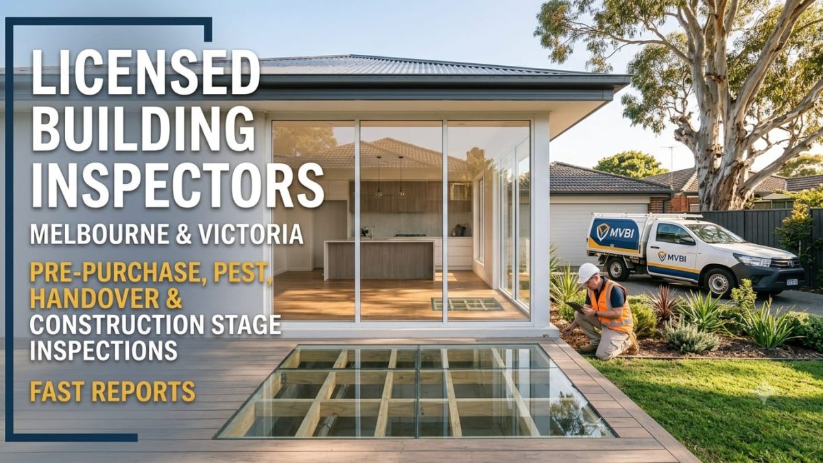 building inspection in Melbourne
